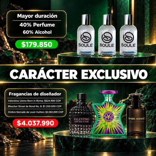 Soule Kit Kit Carácter Exclusivo Hombre 3 perfumes de (50ml)