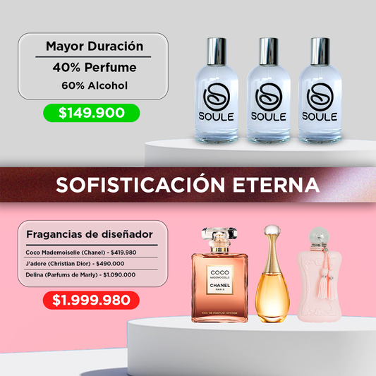 Soule Kit x3 Sofisticación Eterna Mujer (50ml)