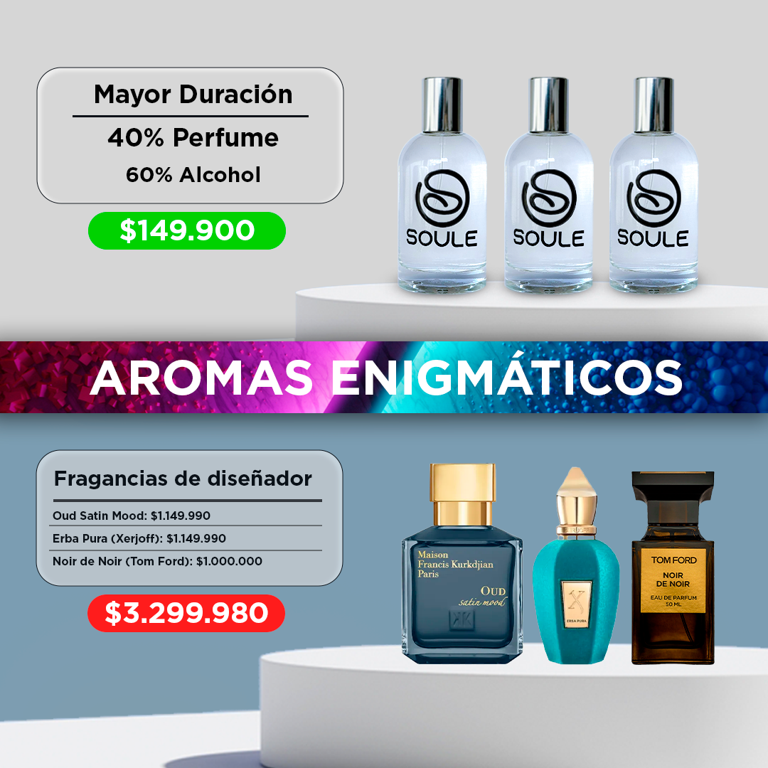 Soule Kit x3 Aromas Enigmáticos Unisex (50ml)