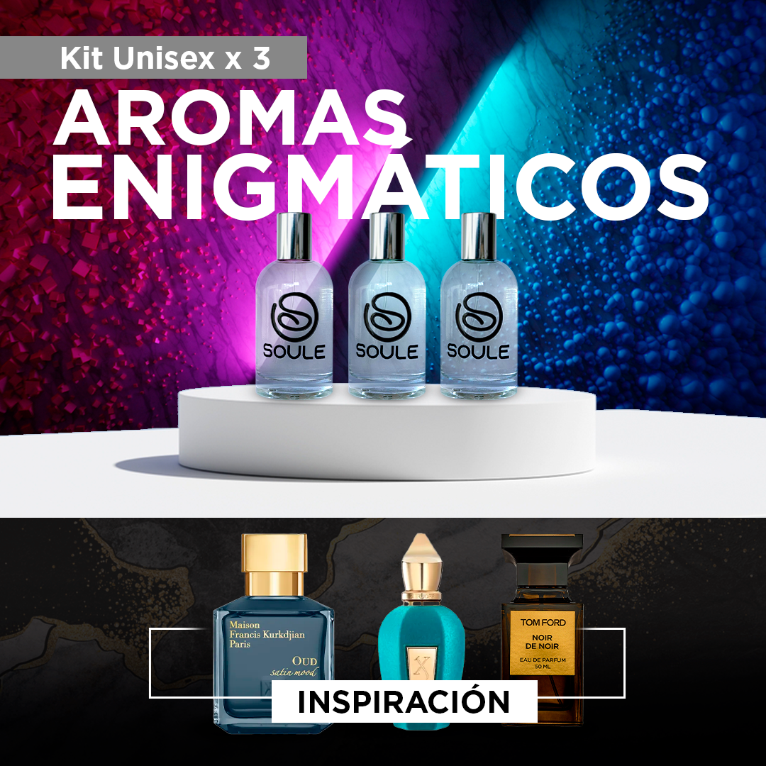 Soule Kit x3 Aromas Enigmáticos Unisex (50ml)