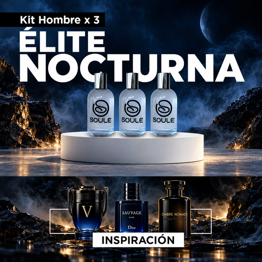 Soule Kit Élite Nocturna Hombre 3 perfumes de (50ml)