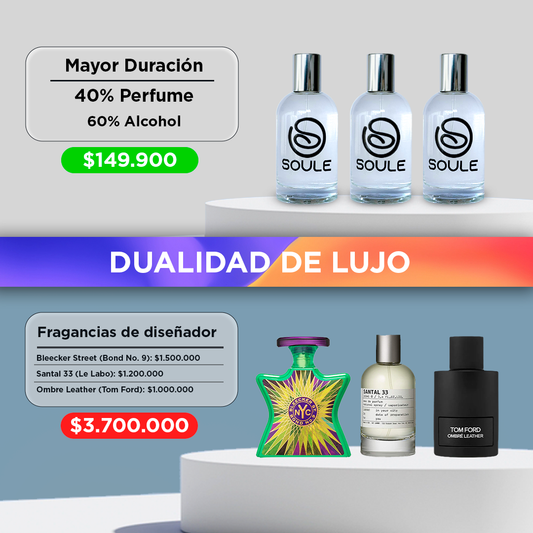 Soule Kit x3 Dualidad de Lujo Unisex (50ml)