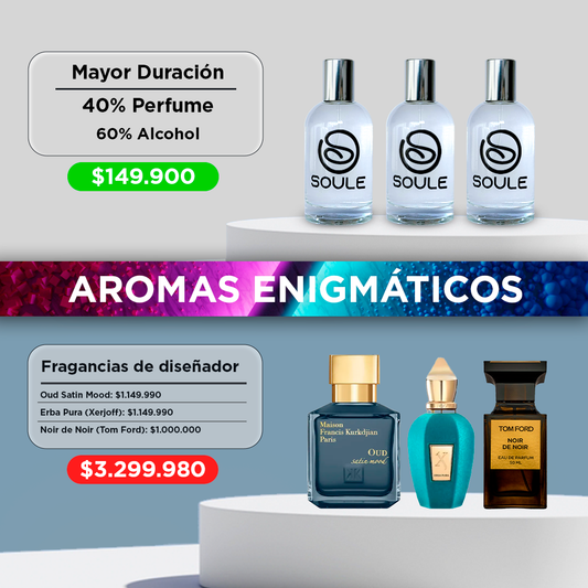 Soule Kit x3 Aromas Enigmáticos Unisex (50ml)