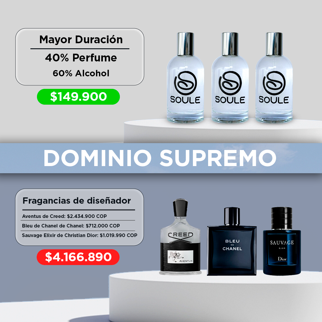 Soule Kit x3 Dominio Supremo Hombre (50ml)
